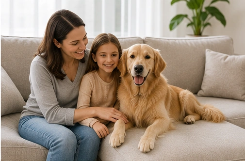 Upholstery cleaning crew working in Spotswood